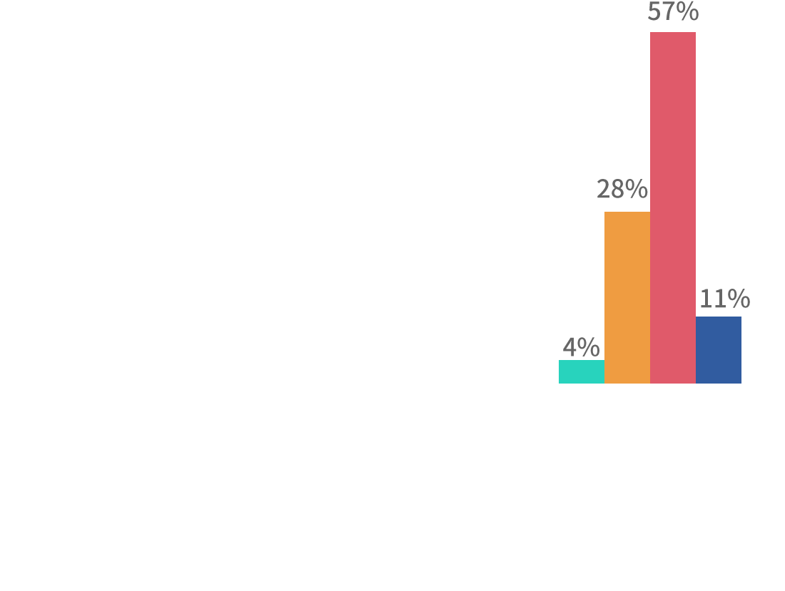 4% 28% 57% 11%